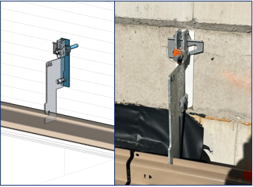 Een anker in een muur