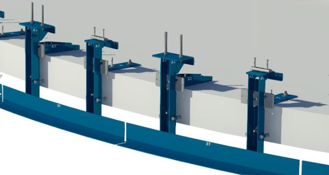 Jordahl Gevelverankering anker aan een bedrijfsgebouw