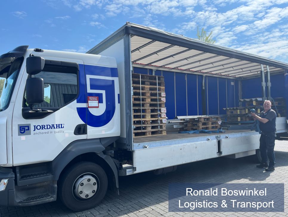 Vrachtwagen van Jordahl